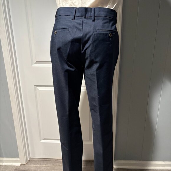 Good Threads Men's Slim Fit Dress Stretch Performance Pants Size 36W 33L. Blue - Picture 2 of 8